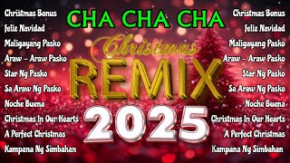 NONSTOP CHRISTMAS CHA CHA MEDLEY 2025 🎅 CHRISTMAS DISCO TRAXX SONGS 2025 🎅