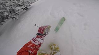 Skiing March 17 2018 lots of pow at Canyons a day for the books