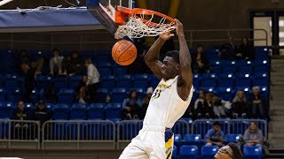 Paul Otieno 15pts+10rbs+1blk vs Saint Peter's