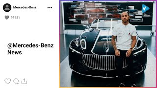 #Mercedes Benz News: One man and his Maybach! @lewishamilton dropped into Mercedes-Benz Sindelfingen