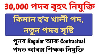 Big Recruitment in 30,000 Posts // Teacher Recruitment Again // Vacant Posts & New Post Creation