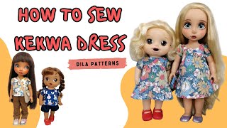 [PDF] Sewing Tutorial for Kekwa Dress patterns for dolls