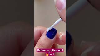 nail art kaise karein | nail art | before vs after nailart #viral #trending shorts#trendingshorts