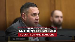 Thank you, Rep. Anthony D'Esposito