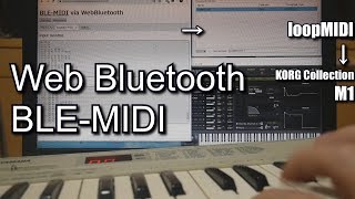 Web Bluetooth / BLE-MIDI TEST 01