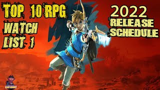 TOP 2022 upcoming RPGs+ Release schedule