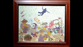 Pressed Plant Arts about Underwater World./ Прессованная флористика на тему "Подводный мир".