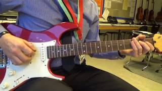 Ex's & Oh's Electric Guitar Grade 2 Trinity Rock & Pop Demo EDUCATION Yamaha Pacifica & Roland Cube