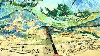 How to Paint Like Cézanne / Easy Acrylic Painting Tutorial For Beginners Step By Step #437