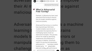 What Is Adversarial Fine-Tuning?