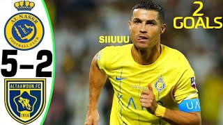 Al Nassr vs Al-Taawoun 5-2 - All Goals & Highlights - 2023 🔥 RONALDO