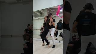 Dancing bachata sensual at Movers and Shakers Salsa and Bachata Dance Academy. 🔥