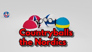 Countryballs the Nordics! (Short 3D Blender Animation)