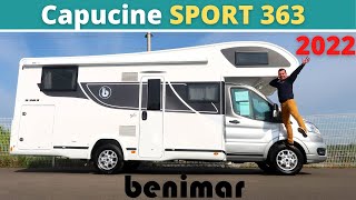 FAMILIAL TOUTES OPTIONS ! Présentation du BENIMAR SPORT 363 modèle 2022 *Instant Camping-Car*