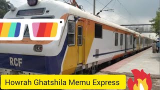 18033 Howrah Ghatshila Memu Express all Stoppages|| indianrailways||blog||Railfannig Vandebharat||