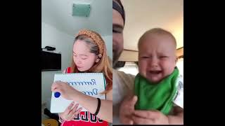 MATALINONG BABY MARUNONG NG SUMUNOD SA TEACHER #risalakwatchera #cutebaby #funnybaby #tiktokviral