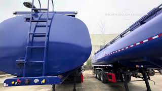 3 Axles PE Lined Liquid Alkali, Ammonia, Nitric Acid, Glacial Acetic Acid Tank Trailer