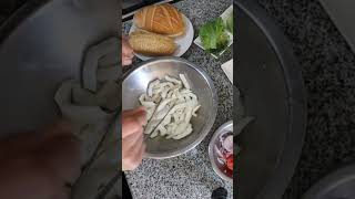 sánguche de chicharrón de pota crocante parte #1