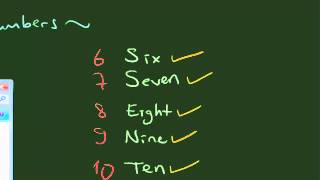 5- Numbers 1-20 (Sayılar 1-20) - YouTube