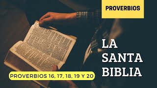 PROVERBIOS 16, 17, 18, 19, 20 (DÍA 170) LA SANTA BIBLIA || Biblia hablada ||