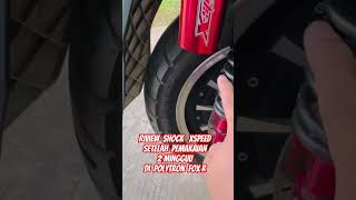 Riview shock Belakang Xspeed setelah pemakaian 2 minggu di Polytron Fox R