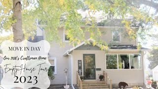 MOVE IN DAY INTO OUR 1930’S CRAFTSMAN HOME | EMPTY HOUSE TOUR | APRIL 28TH, 2023