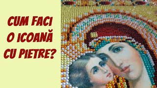 SIMPLU - Cum se face o ICOANA cu pietre/diamante (ORICINE o poate face)