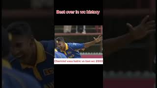 Chaminda vaas hat trick bangladesh #shorts #cricket #worldcuprecords