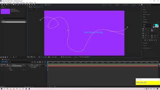 Adobe After Effect Tutorial - Create Following Path Text Effect