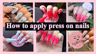 How to apply press on nails | tutorial