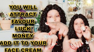 MONEY ASHES|all you  need is your  face cream/rub it .attract your  dreams