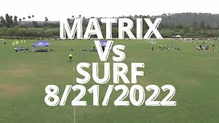 MATRIX Vs SURF 8 21 2022