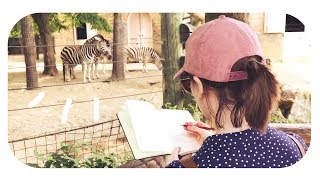 Illustrating animals at London Zoo