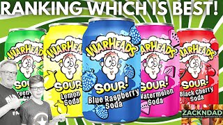 RANKING Which is BEST!! @Warheads® SOUR! Soda | ZacknDad