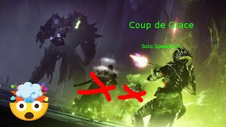 Destiny 2 Coup de Grace Solo Speedrun