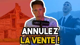 Comment Annuler La Vente D’une Maison ?