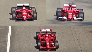 Ferrari Formula 1 Fly Bys HQ Sound in Monza - Ferrari Clienti 2022