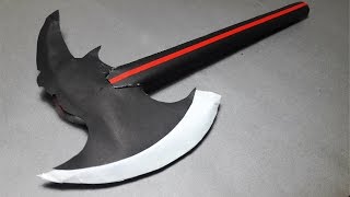 | DIY | How to make a paper'' DRAGON AXE'' - EASY TUTORİAL