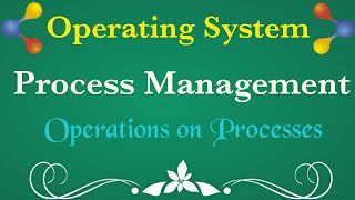 Operations on Processes | Process Management