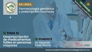 “Desprescripción de medicamentos fútiles en personas mayores”