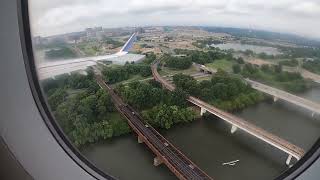 Motor City to the Capital City -- Delta A321 from Detroit landing in Washington DC, 7/9/23