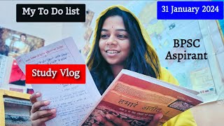 || Study Vlog from Delhi || #bpsc #restart