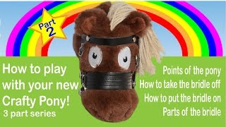 Your new Crafty Pony pt. 2  Points of the pony, put the bridle on and off, parts of the bridle