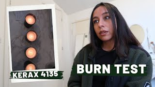 KERAX 4135 (Coconut Wax)// BURN TEST// Stabilo & TB wicks// Flame Height//flickering & more