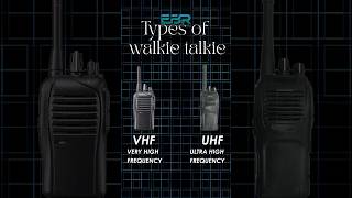 Types of Walkie talkie #ytshorts #walkietalkie #convey #shorts #ebr #fun