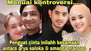 Penuh kontroversi... inilahh kesamaan antara arya saloka & amanda manopo disebut penguat cinta