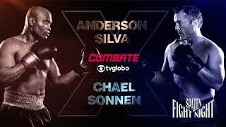 Faixa COMBATE: Spaten Fight Night — ANDERSON SILVA VS. CHAEL SONNEN | chamada — TV Globo (15/06/24)