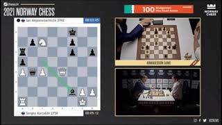 Sergey Karjakin beats Ian Nepomniachtchi || Norway Chess 2021