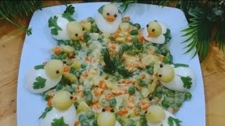 طريقه عمل طبق المقبلات بالخضار والمايونيز ‼️🥕