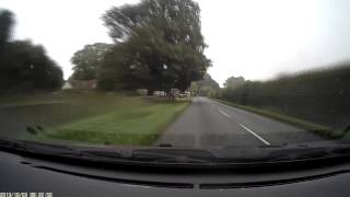 Drive from Whitchurch to Basingstoke (4x speed)